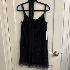 Aqua black dress size xl